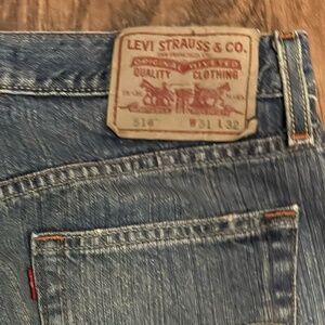 Levi's 514 Slim Straight Size 31 x 32